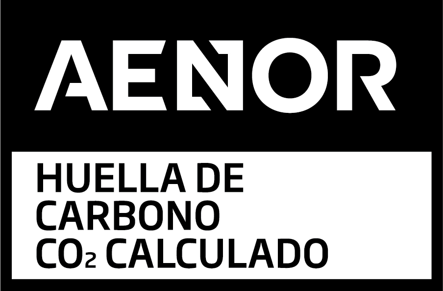 Huella Carbono. Logo AENOR_POS