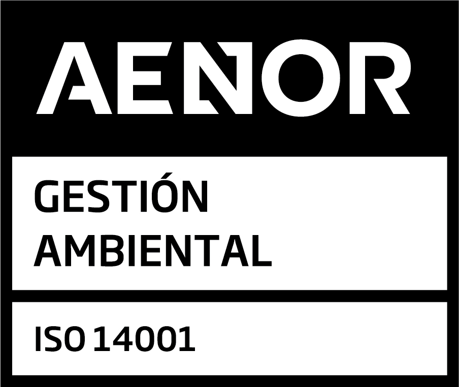 ISO 14001. Logo AENOR POS