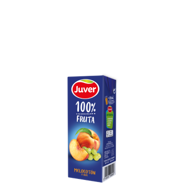 Juver 100% Fruta Melocotón + Uva