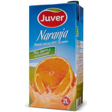Juver Bebida Refrescante Naranja